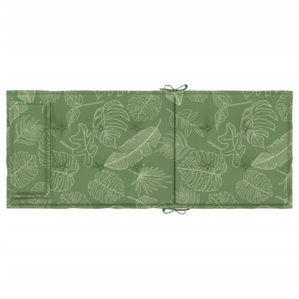 6 db levélmintás oxford szövet magas háttámlájú székpárna