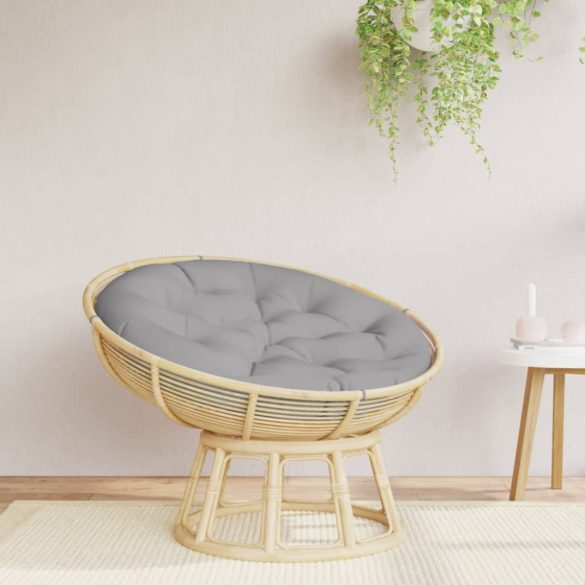 szürke oxford-szövet kerek párna Ø 100 x 11 cm