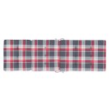 2 db piros kockás oxford szövet nyugágypárna