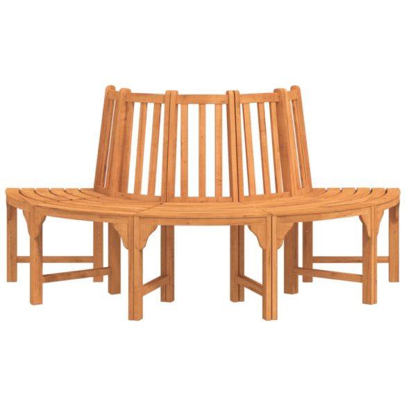 tömör eukaliptuszfa félkör alakú fapad Ø208 cm