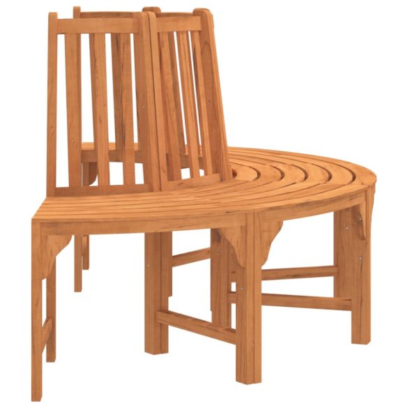 tömör eukaliptuszfa félkör alakú fapad Ø208 cm