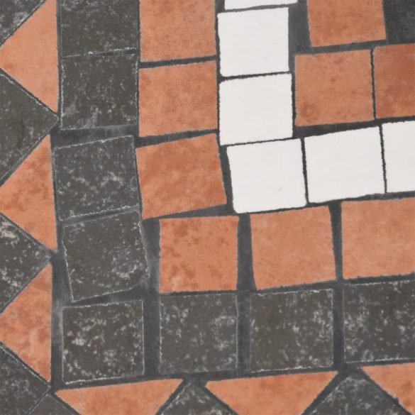 terrakotta és fehér négyzet alakú napernyő talp 12 kg