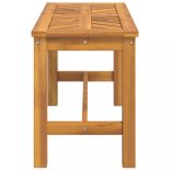 tömör akácfa kerti pad 80 cm