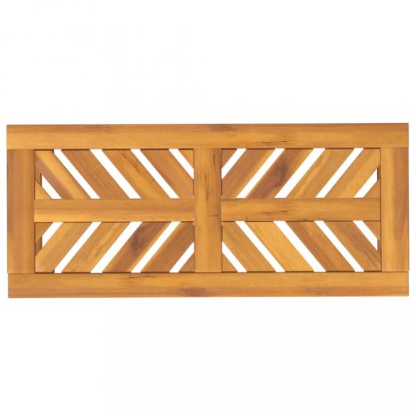 tömör akácfa kerti pad 80 cm