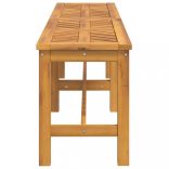 tömör akácfa kerti pad 150 cm