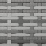 3 személyes szürke polyrattan kerti kanapé párnával