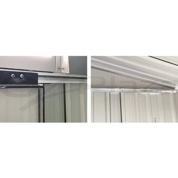 Archer stabil fém kerti tároló 8000 - 258cm x 313cm 8m2 magasított kivitel