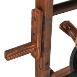 tömör fenyőfa kívánságkút szivattyúval 57 x 50 x 112 cm