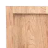 világosbarna kezelt tömör tölgyfa fali polc 120 x 50 x (2-4) cm