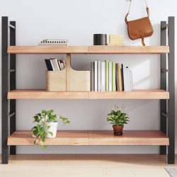   világosbarna kezelt tömör tölgyfa fali polc 140 x 50 x (2-6) cm