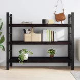 sötétbarna kezelt tömör tölgyfa fali polc 140 x 60 x (2-6) cm