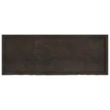 sötétbarna kezelt tömör tölgyfa fali polc 160 x 60 x (2-6) cm