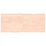 kezeletlen tömör fa asztallap 140x60x(2-6) cm