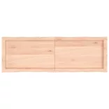 kezeletlen tömör fa asztallap 140x60x(2-6) cm