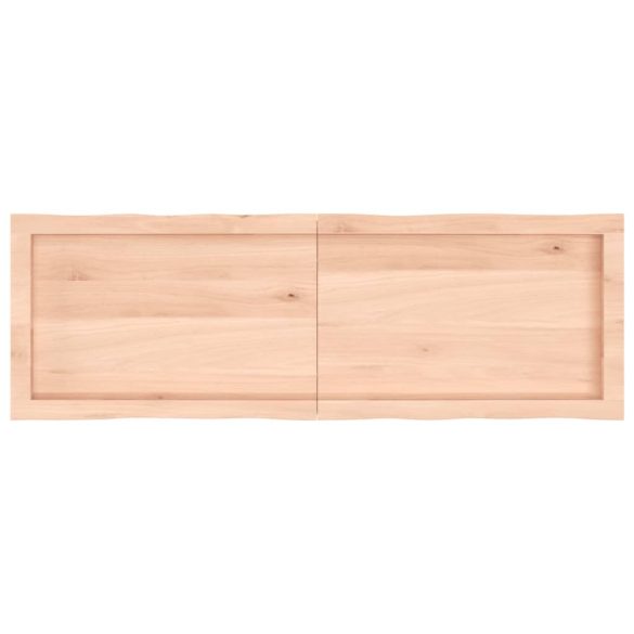 kezeletlen tömör fa asztallap 140x60x(2-6) cm