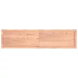 világosbarna kezelt tömör asztallap 160x40x(2-4) cm