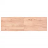 világosbarna kezelt tömör asztallap 160x50x(2-4) cm