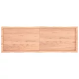 világosbarna kezelt tömör asztallap 160x50x(2-4) cm