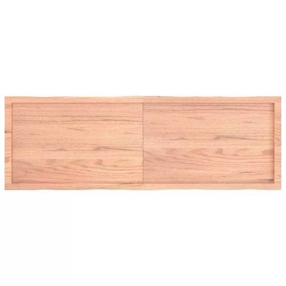 világosbarna kezelt tömör asztallap 160x50x(2-4) cm