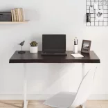 sötétbarna kezelt tömör asztallap 100x40x(2-4) cm