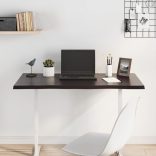 sötétbarna kezelt tömör tölgyfa asztallap 100 x 50 x 2 cm