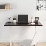 sötétbarna kezelt tömör tölgyfa asztallap 100 x 60 x 2 cm