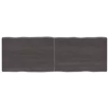 sötétbarna kezelt tömör asztallap 120x40x(2-4) cm