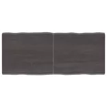 sötétbarna kezelt tömör asztallap 120x50x(2-4) cm