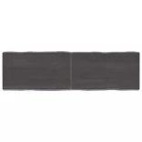 sötétbarna kezelt tömör asztallap 140x40x(2-6) cm