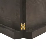 sötétbarna kezelt tömör asztallap 140x40x(2-6) cm