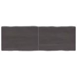 sötétbarna kezelt tömör asztallap 140x50x(2-4) cm