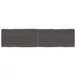 sötétbarna kezelt tömör asztallap 160x40x(2-4) cm