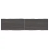 sötétbarna kezelt tömör asztallap 160x40x(2-6) cm