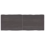 sötétbarna kezelt tömör asztallap 160x60x(2-4) cm
