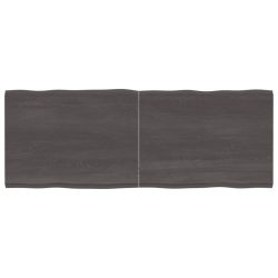 sötétbarna kezelt tömör asztallap 160x60x(2-4) cm
