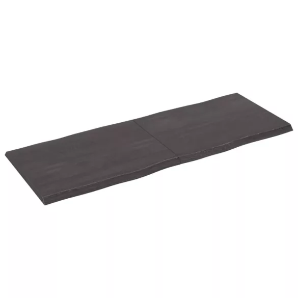 sötétbarna kezelt tömör asztallap 160x60x(2-4) cm