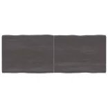 sötétbarna kezelt tömör asztallap 160x60x(2-6) cm
