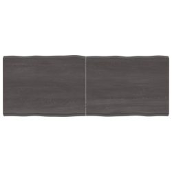 sötétbarna kezelt tömör asztallap 160x60x(2-6) cm