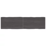 sötétbarna kezelt tömör asztallap 180x50x(2-4) cm