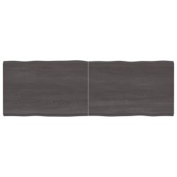 sötétbarna kezelt tömör asztallap 180x60x(2-4) cm