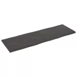 sötétbarna kezelt tömör asztallap 180x60x(2-4) cm