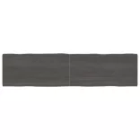 sötétbarna kezelt tömör asztallap 200x50x(2-4) cm