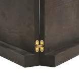 sötétbarna kezelt tömör asztallap 200x50x(2-6) cm