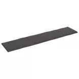 sötétbarna kezelt tömör asztallap 220x50x(2-4) cm