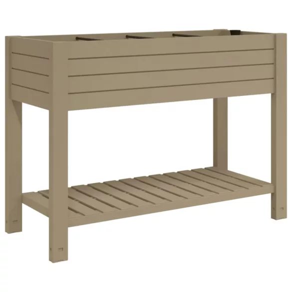 világosbarna polipropilén magaságyás 110x45x79 cm