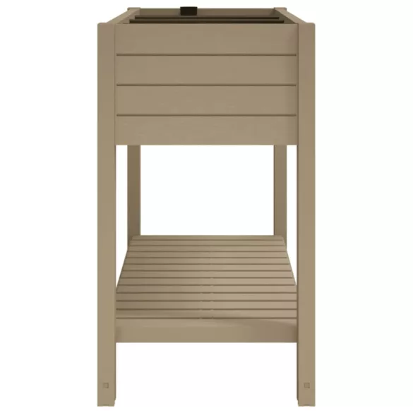világosbarna polipropilén magaságyás 110x45x79 cm