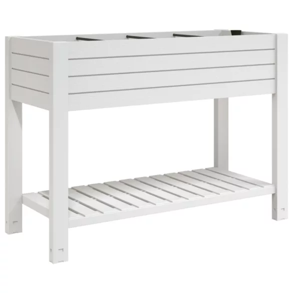fehér polipropilén magaságyás 110x45x79 cm