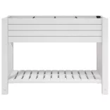 fehér polipropilén magaságyás 110x45x79 cm