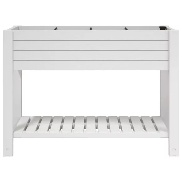 fehér polipropilén magaságyás 110x45x79 cm