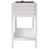 fehér polipropilén magaságyás 110x45x79 cm